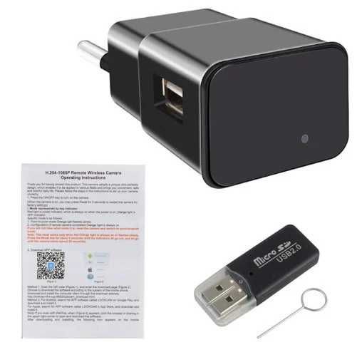 Camera Spion WIFI, TSS-USBW Ascunsa in Incarcator USB Universal