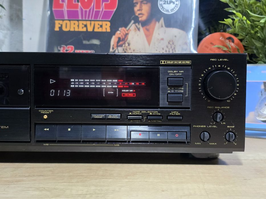 Casetofon deck PIONEER CT-445, hifi stereo, 2 motor,bias, dolby B C,