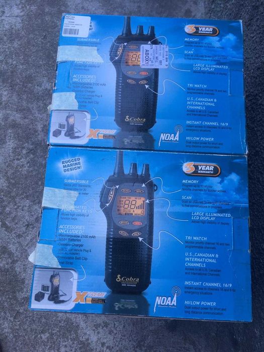 COBRA set Walkie TALKIE profi marine band 5 wati