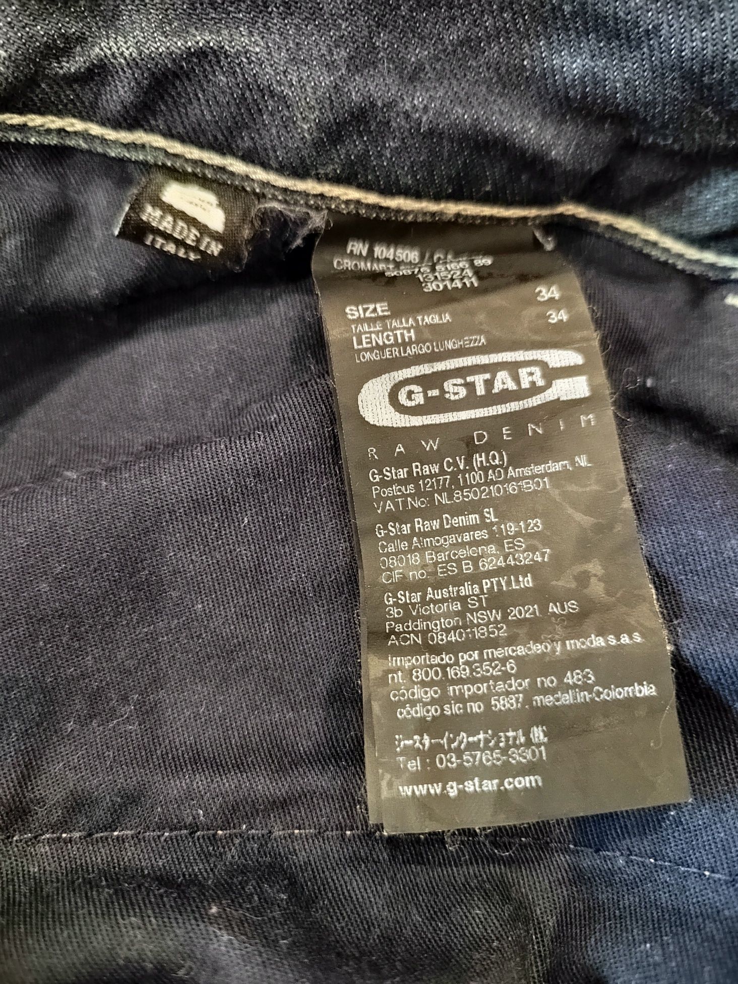 Дънки "G-Star RAW", 34/34