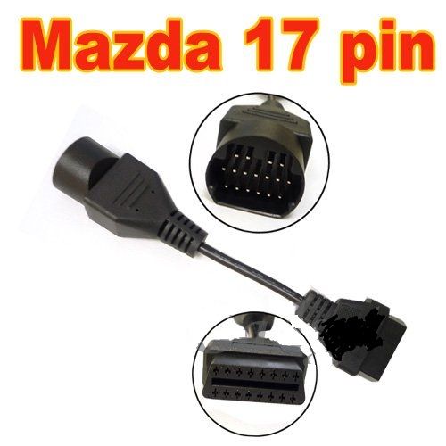 Adaptor diagnoza Mazda de la 17 pini la OBD2 16 pini