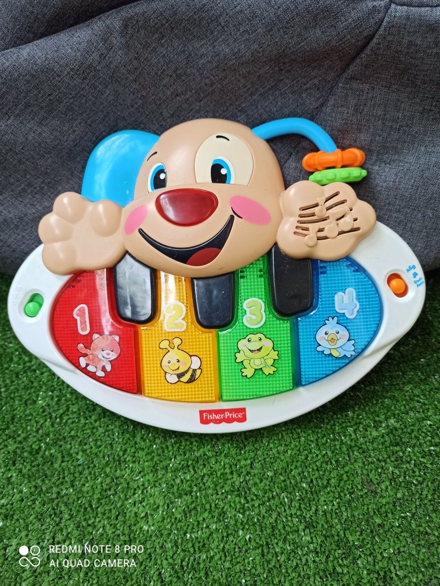 Музикално бебешко пиано Fisher price