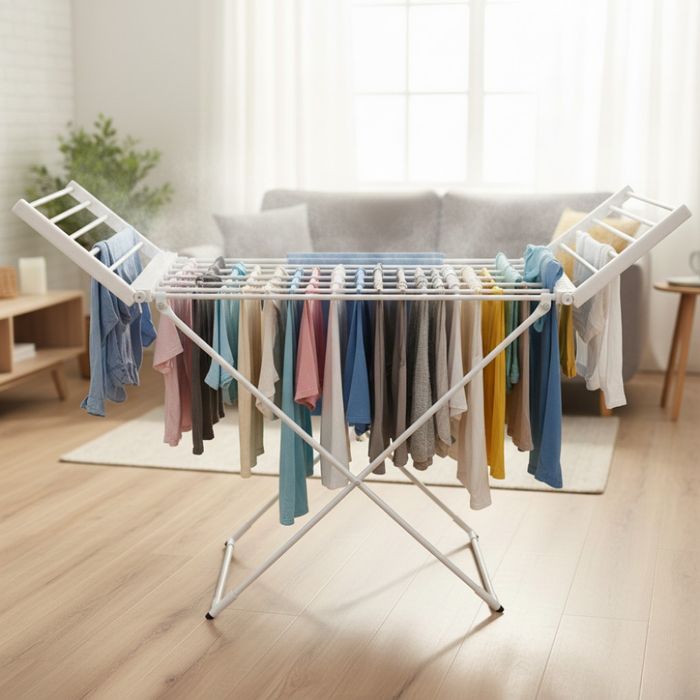 Електрическа сгъваема сушилня за дрехи с отопляеми пръчки SmartDry Fol