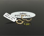 Bijuteria Royal CB : Cercei copil aur 14k 585 1,57 gr