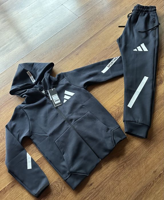 Детски,памучен,тъмно син екип Adidas