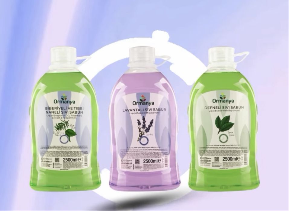 Течен сапун, шампоан…