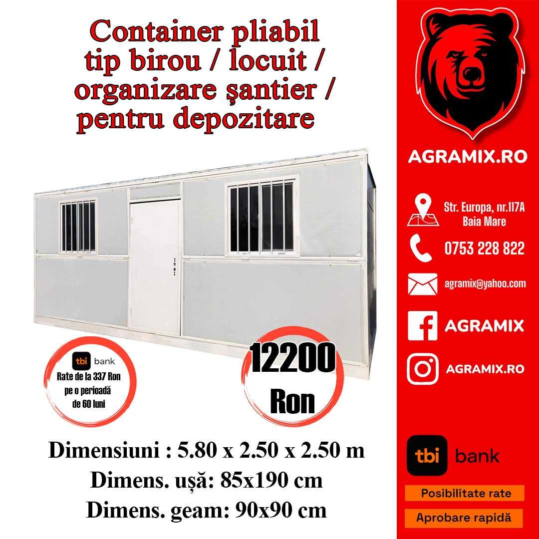 Container pliabil tip birou / depozitare /locuit NOU Agramix