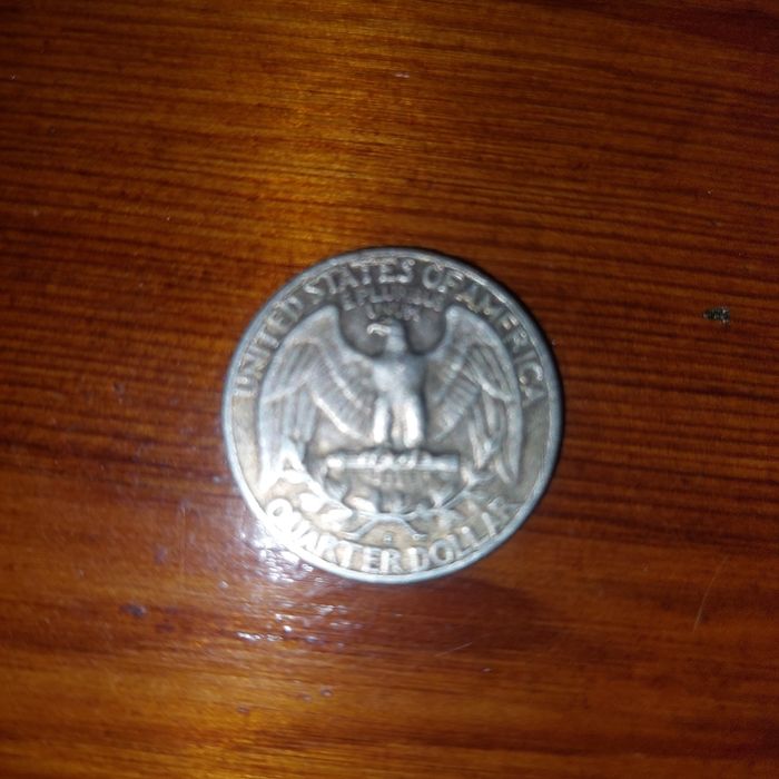 Monmonedă de colecție quarter dolar 1957