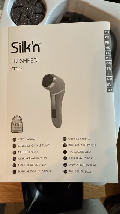 Silk’n FreshPedi – водоустойчива пила за пети с вакуум и LCD