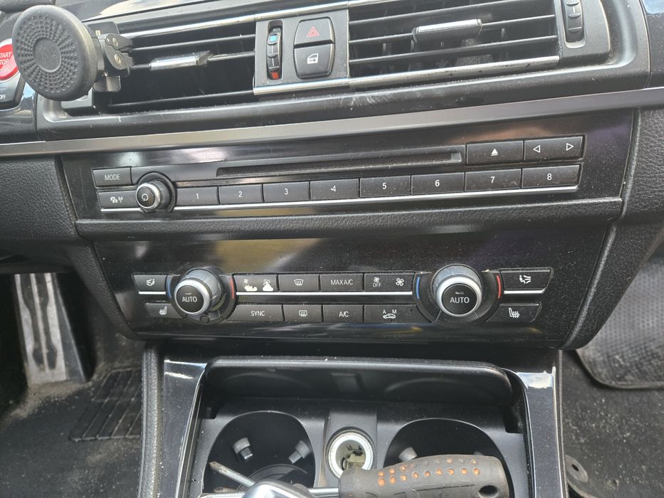 Черен кожен салон с подгреви за bmw f10