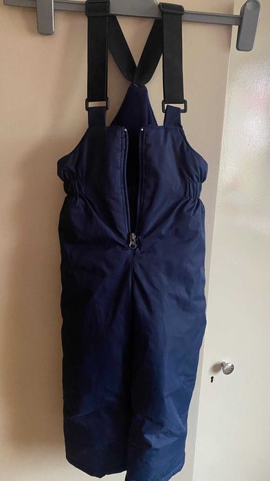 Salopeta albastra/pantaloni de ski pentru copii 3-4 ani
