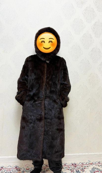 Норковая шуба в хорошем состоянии