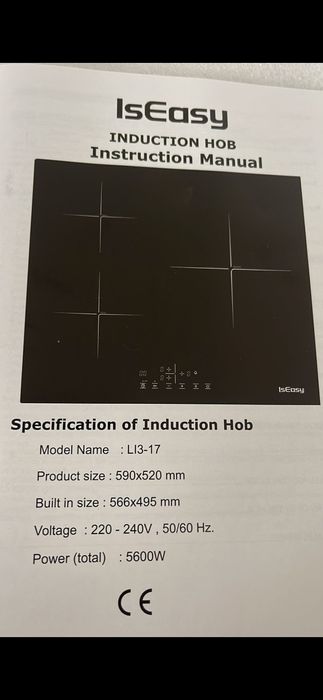 Plita inductie,noua