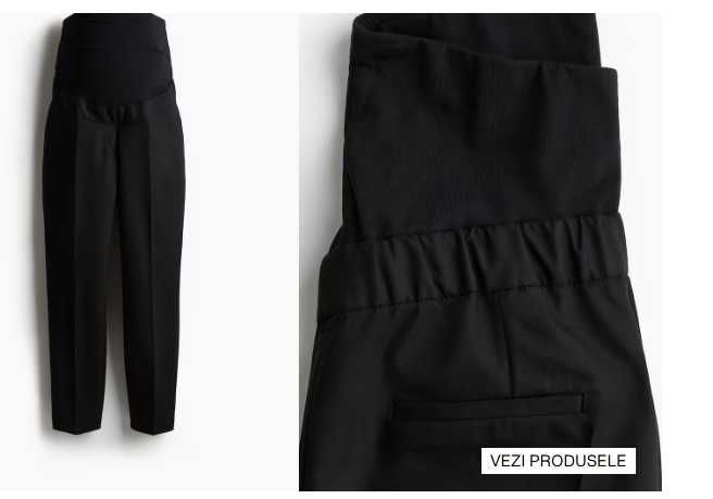 Vand pantaloni eleganti la dunga gravide