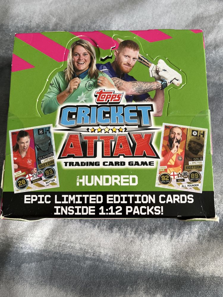 Topps Cricket Attax Hundred Cutie cu 24 plicuri sigilata