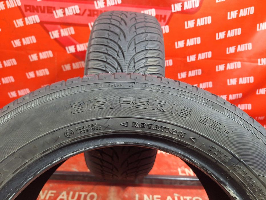 Anvelope de IARNA - 215/55/16 - NOKIAN - 6.5 MM - DOT 2017 !