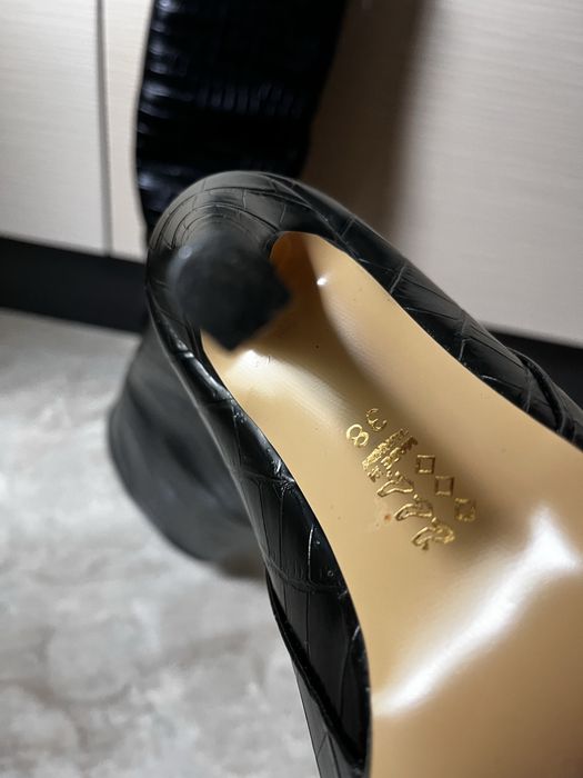 Ботуши на ток кожани