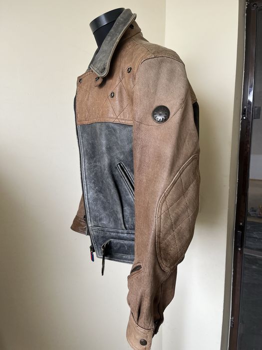 Geaca piele Schuh , model vintage