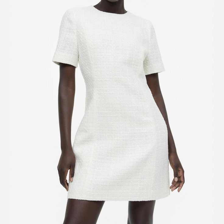 Rochie Zara ivory cu stralucire discreta