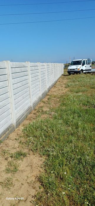 Gard de beton calitate forte buna  lacra cu montaji si trasport 250 le