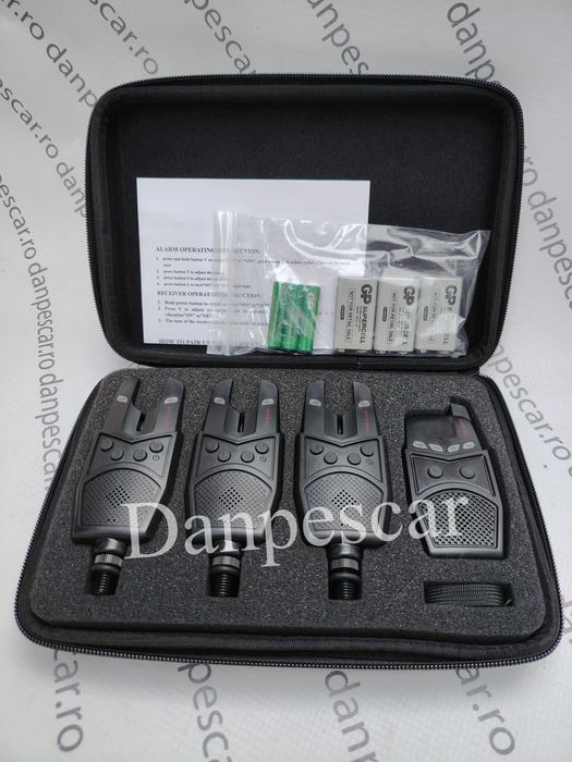 Set 3 Avertizori cu Statie Wind Blade D3-W 3 culori SI NIGHT MODE 2025