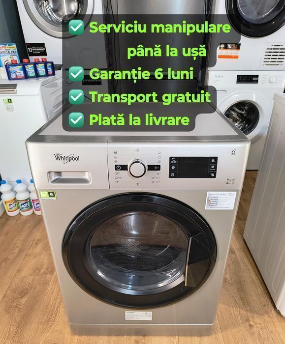 Mașină de spălat Slim Whirlpool - LICHIDARE DE STOC - DECEMBRIE