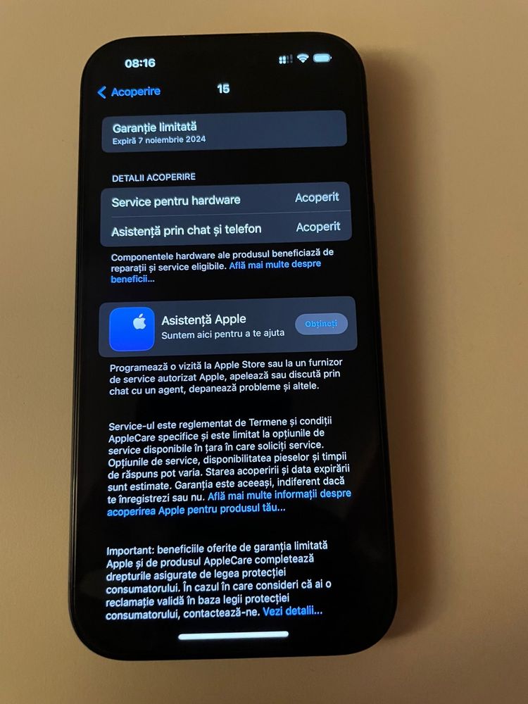 Vand Iphone 15 Black ca nou cu garantie