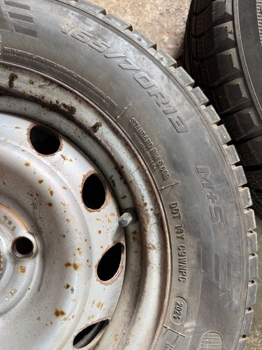 Джанти с гуми 165/70 R13 DOT 2024