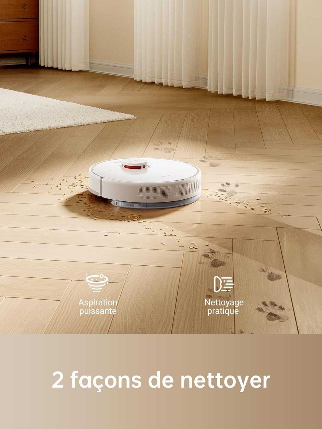 Прахосмукачка Робот DREAME D9 MAX, 40W, Mi Home, Alexa, 150 мин, Lidar