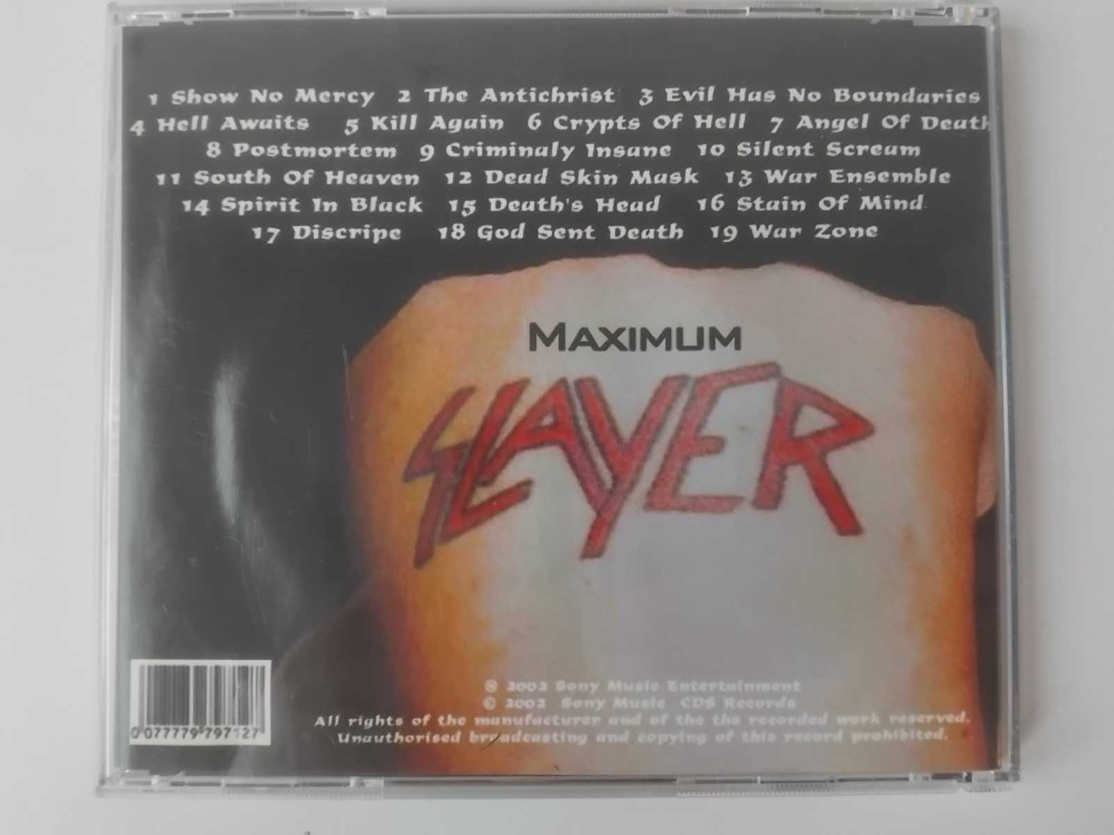 Slayer - Maximum Slayer много рядък метъл диск неофициално издание