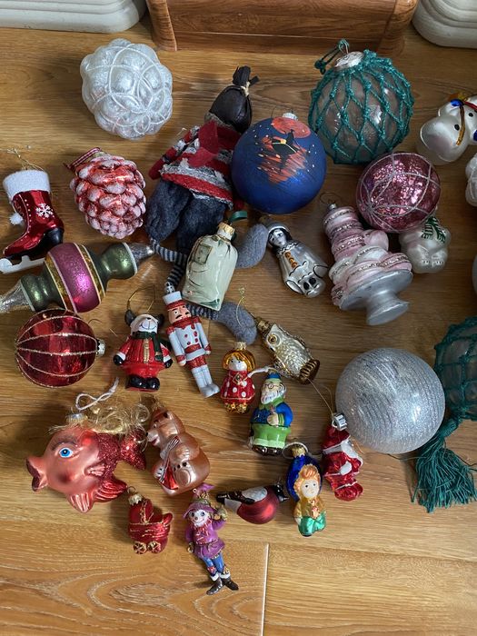 Елочные игрушки. Стеклянные