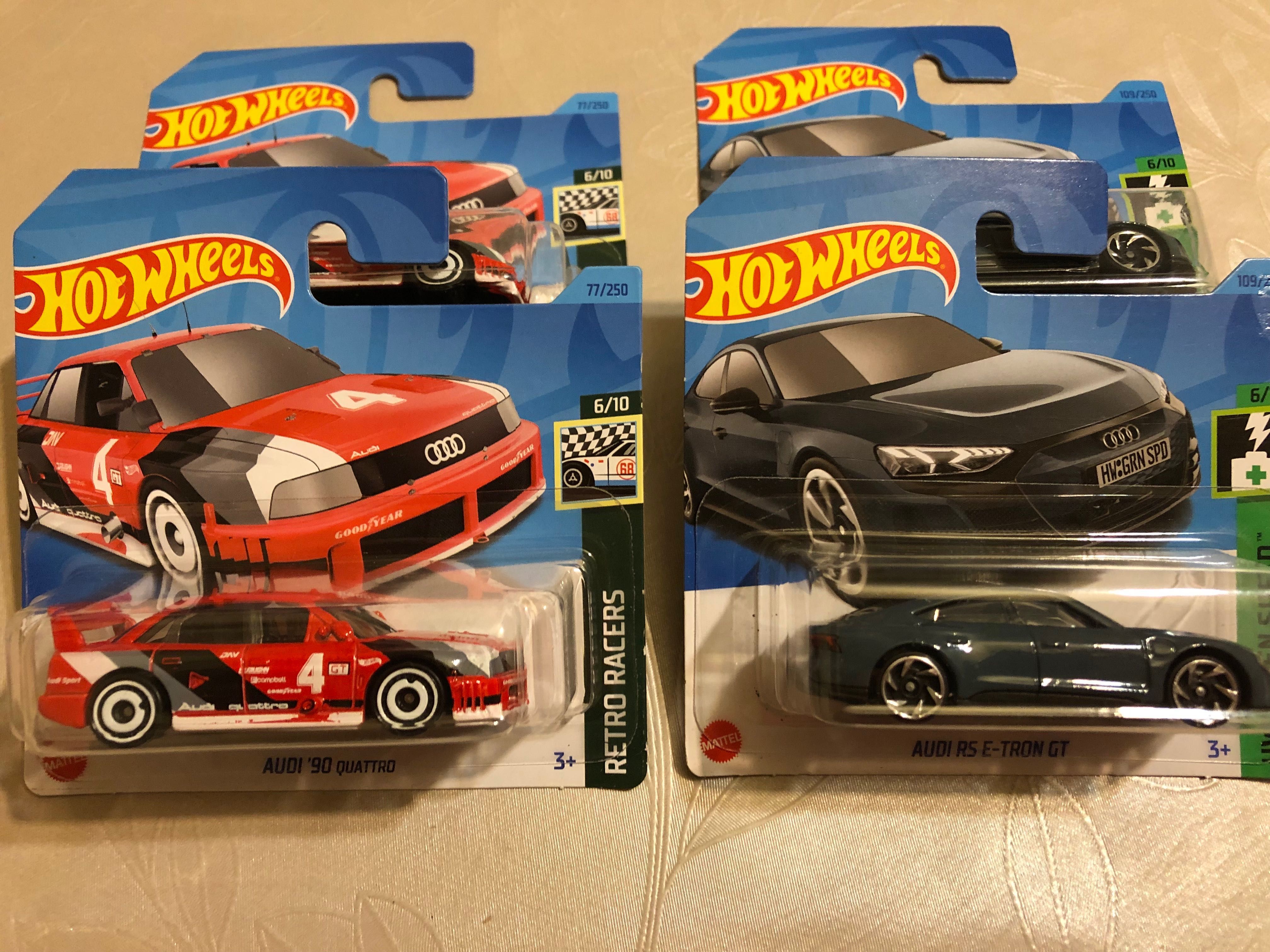 Audi 90 quattro и Audi RS E-TRON GT hot wheels