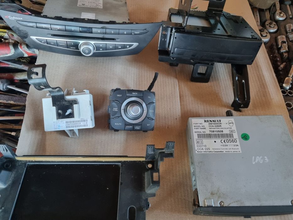 Navigație completă, GPS, Renault Laguna 3 2007-2009