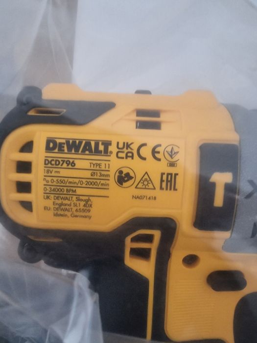 Autofiletanta Dewalt DCD796 Fabricatie Cehia!