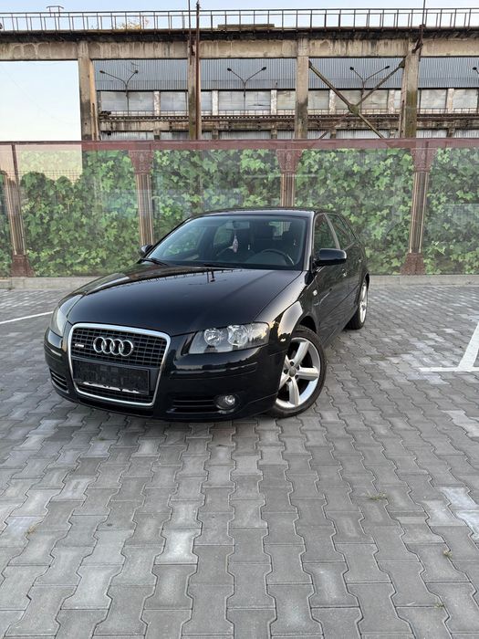 Audi A3 Automat 2.0 140 cp 2008 *S Line *Navigație *Semipiele *Pilot *