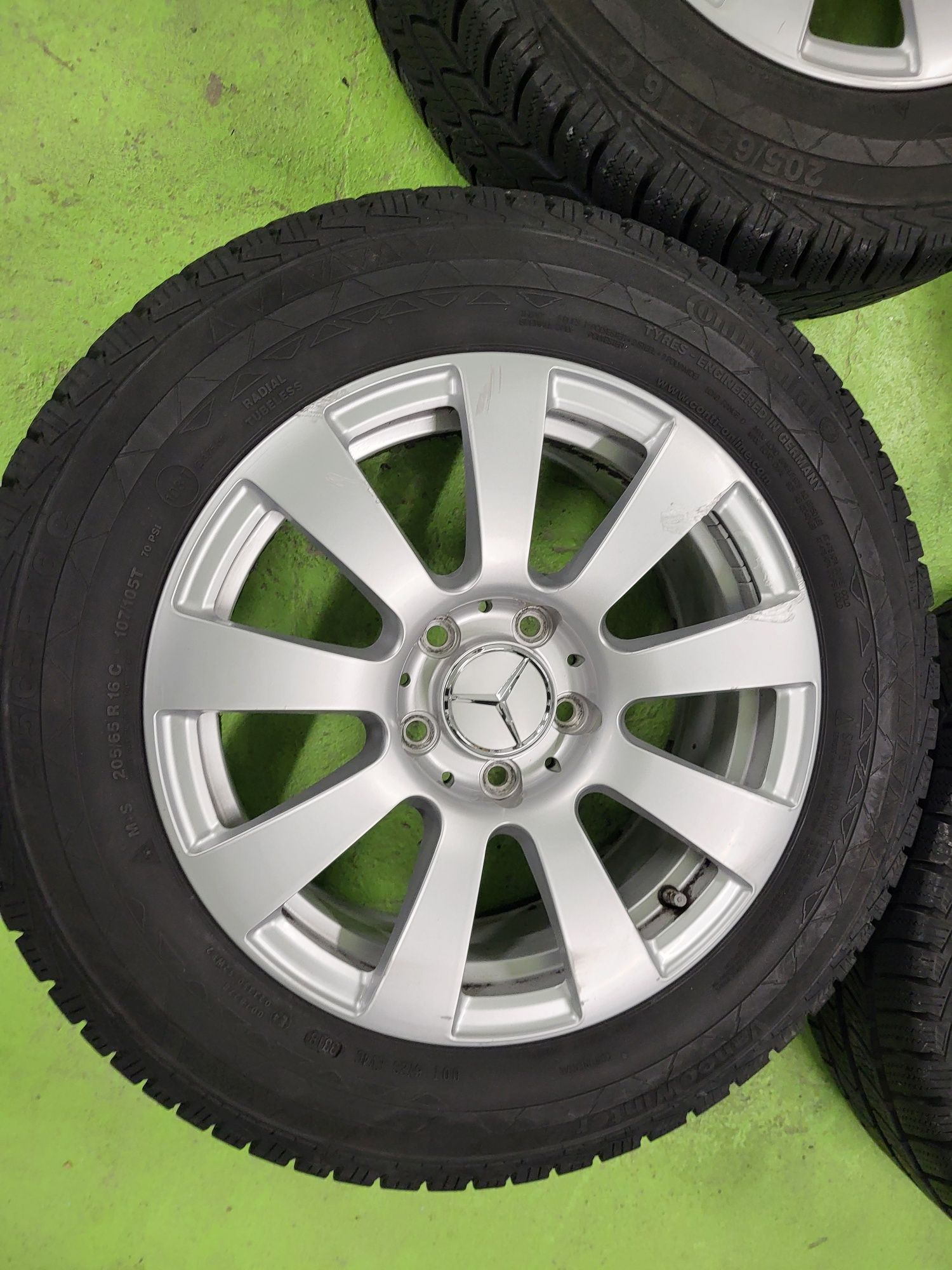 16 5x112 Mercedes Vito Viano 5х112 205/65/16 Continental