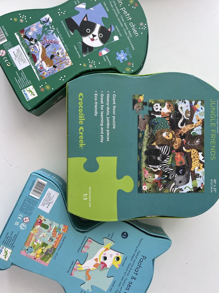 Пъзели Djeco, Little dutch, Crokodile creek 3+