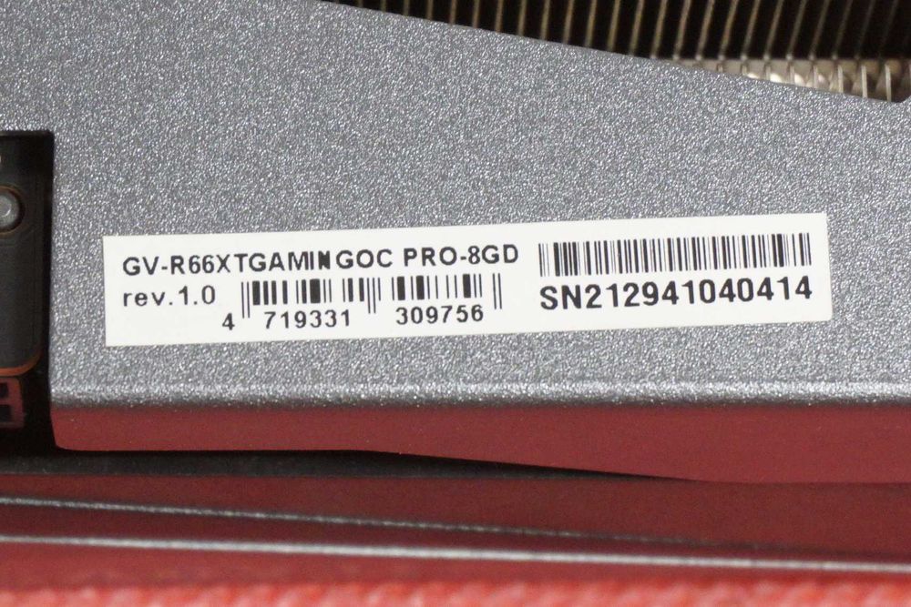 Видеокарта RX 6600 XT 8GB Gigabyte Gaming OC / вкл ДДС