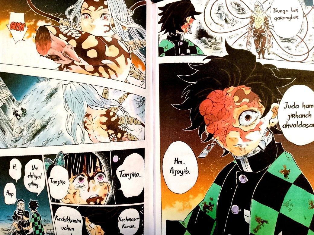 Iblislar qotili manga 22 (Demon slayer) oʻzbek tilida
