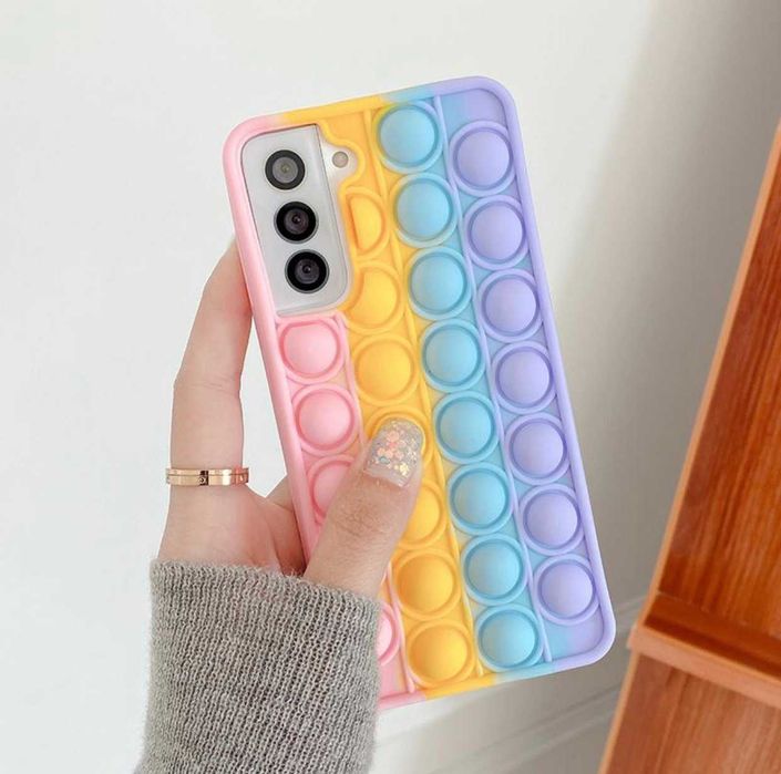 Husa silicon model POP IT Samsung Galaxy S20 Plus, S21+ , S21 Plus