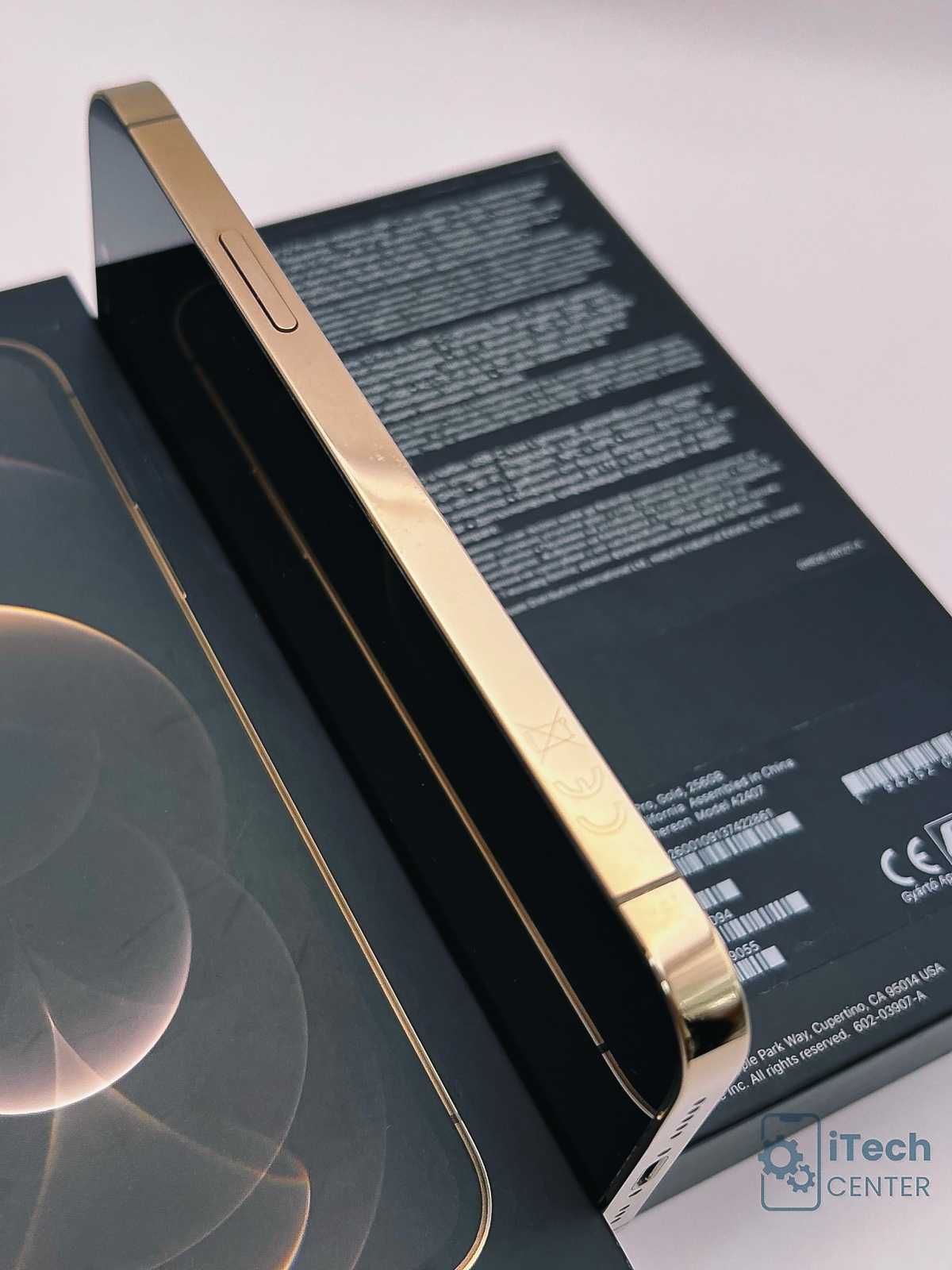 iPhone 12 Prо, 256GB, Gold, 100% батерия, КАТО НОВ, 1 година ГАРАНЦИЯ!