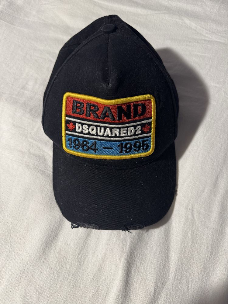 Șapcă DSQUARED2 originală – neagră – patch brodat