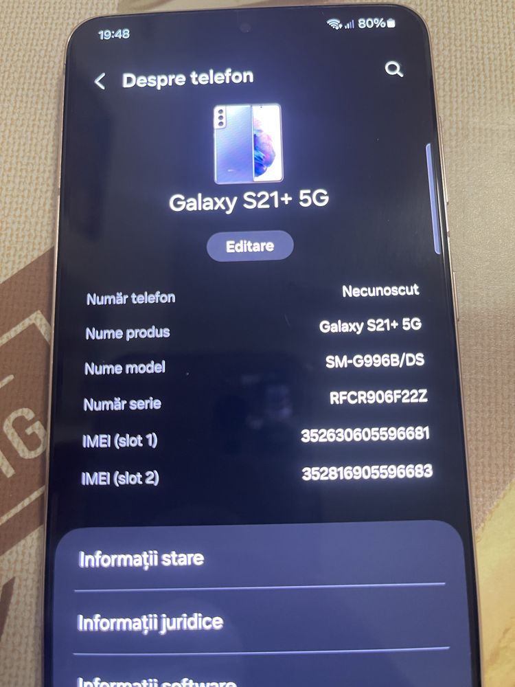 Samsung s21 plus 5G 10/10