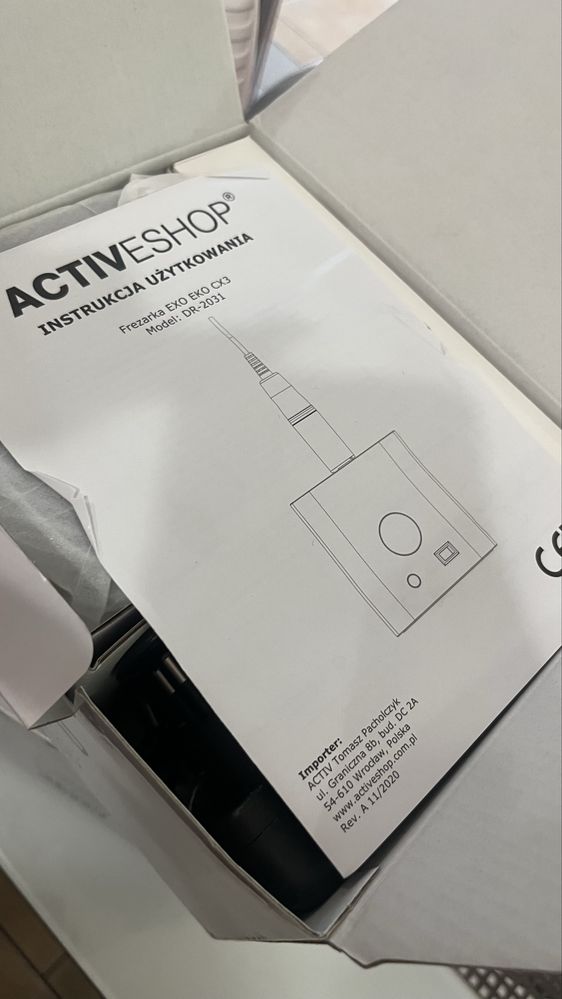 Електрическа пила за нокти Exo CX3 , 40W, 30 000 об/мин, Бяла