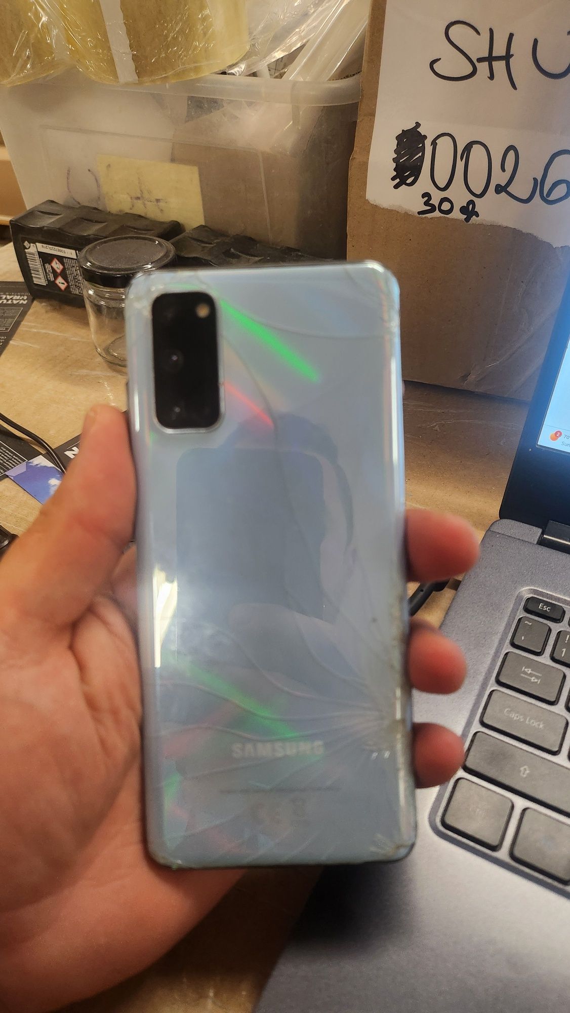 Дисплей оригинален за Samsung Galaxy S20