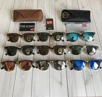 Ray-Ban Clubmaster rb3016 Ассортимент. Солнцезащитные очки. Клабмастер