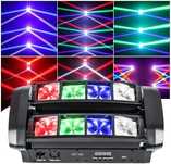 Spider Moving Head Light LED Beam DJ Lights RGBW