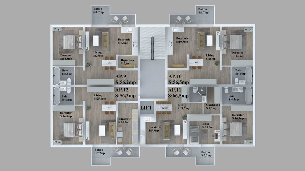 Complex nou! Ultimele apartamente de vanzare! Cartier Micro 17