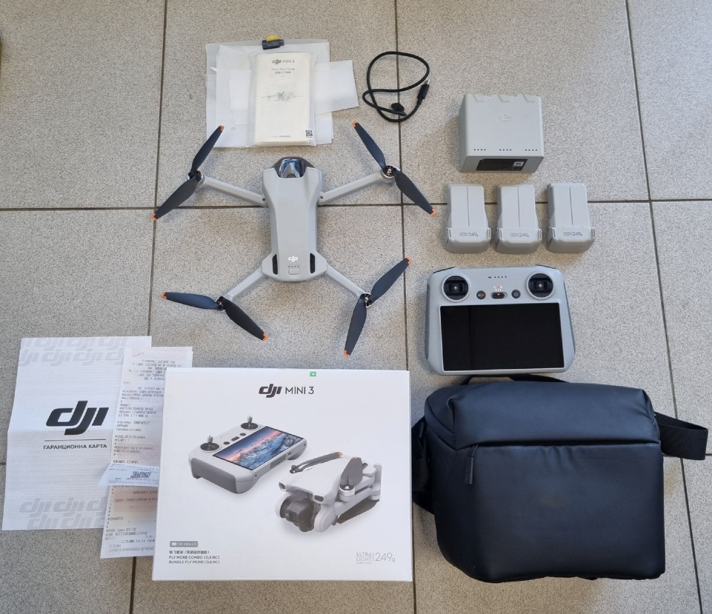 Дрон DJI Mini 3 Fly More Combo в гаранция