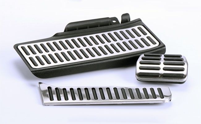 Ornamente INOX pedale si footrest - VW Passat B6 B7 CC, Skoda Superb